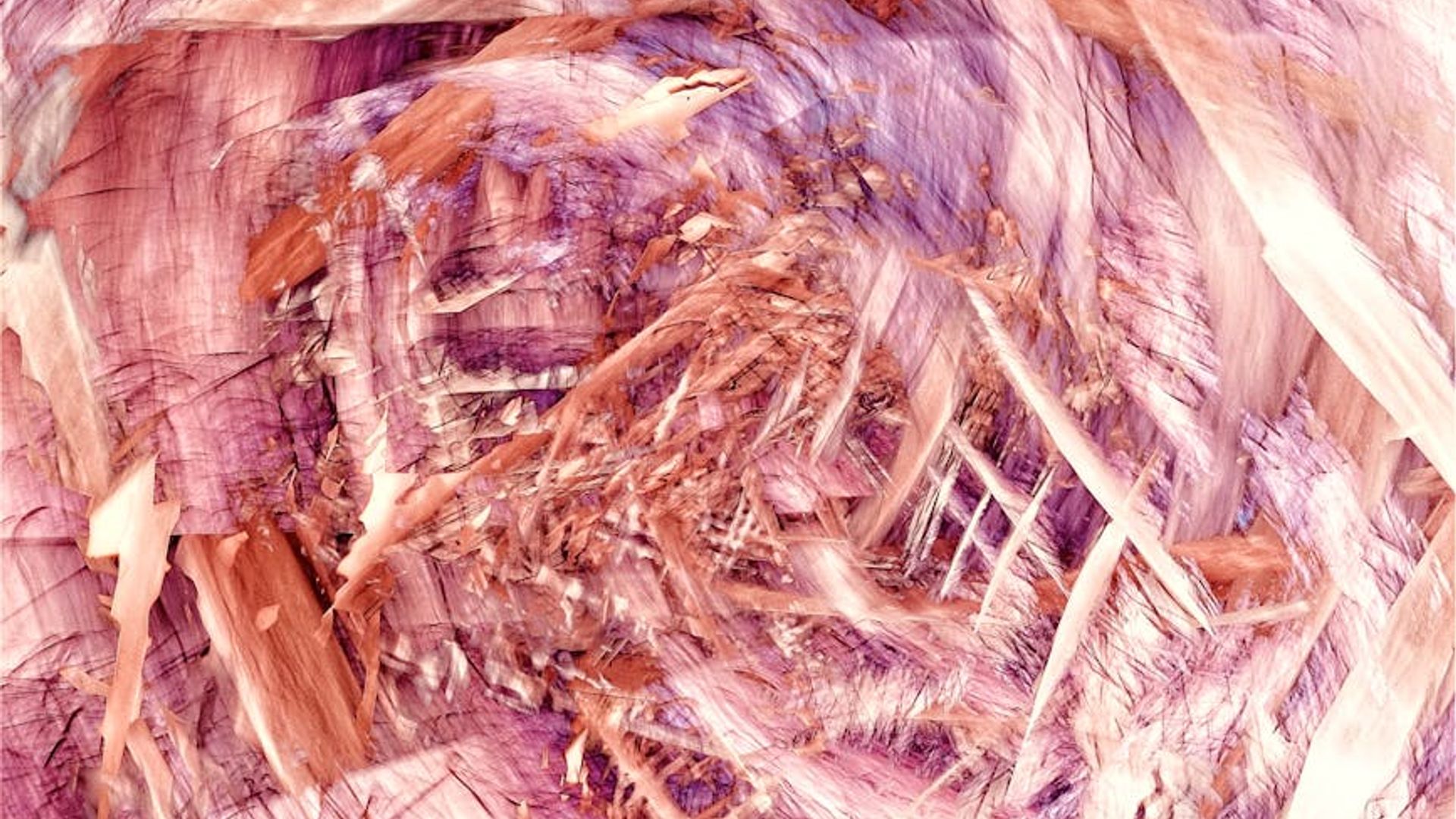 Abstract serene background with flowing lines of light.